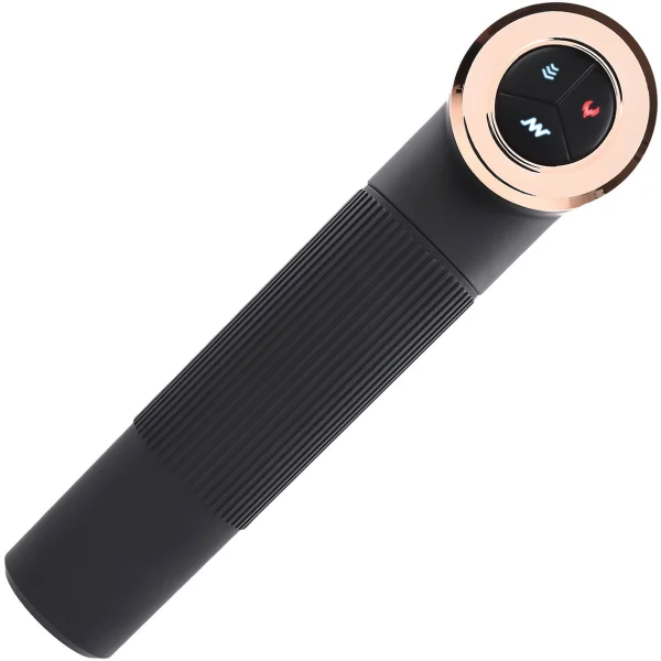 Too Hot To Handle Silicone Thrusting Vibrating Dildo With Suction Cup Stand By Evolved Novelties