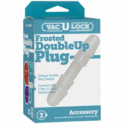 Vac U Lock Frosted DoubleUp Plug Frost