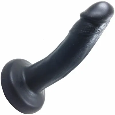 Small Realistic Bent Silicone Dildo By Vixen Black