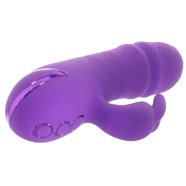 California Dreaming Manhattan Beach Marvel Thrusting Dual Stimulation Vibrator By CalExotics