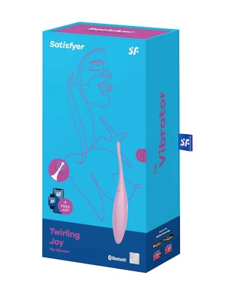 Satisfyer Twirling Joy - Pink - 7 Inch