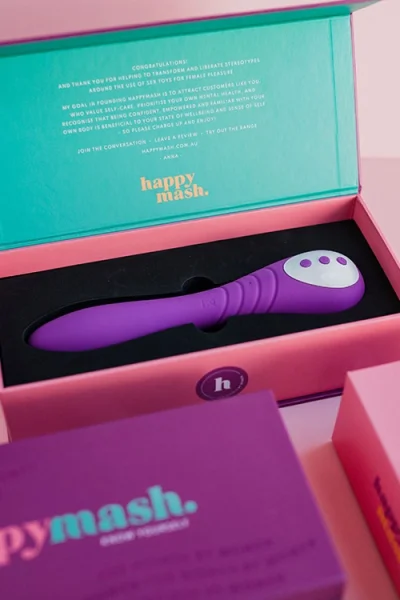 Happy Mash Escape Air-Pulse & Suction Clitoral Stimulator with G-Spot Vibration