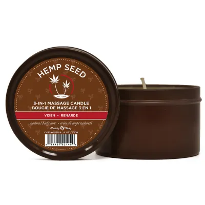 Earthly Body 3 in 1 Massage Candle 6 oz Vixen
