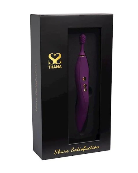 Share Satisfaction Thana Clitoral Vibrator - Black