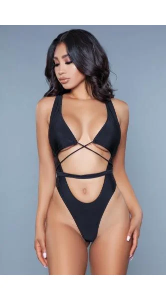 Makayla Swimsuit - Black - Small