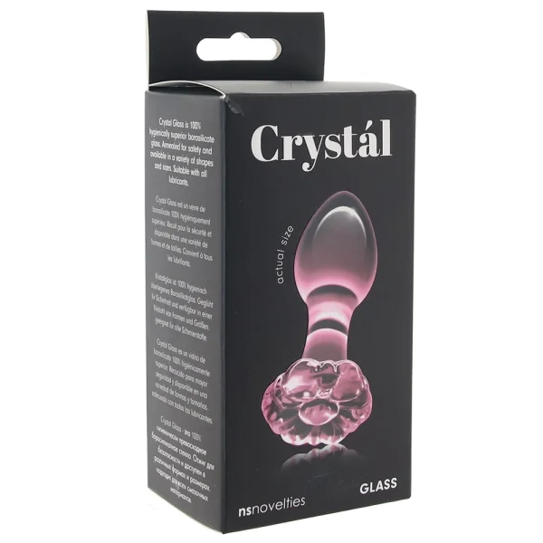 Crystal Glass Flower Plug