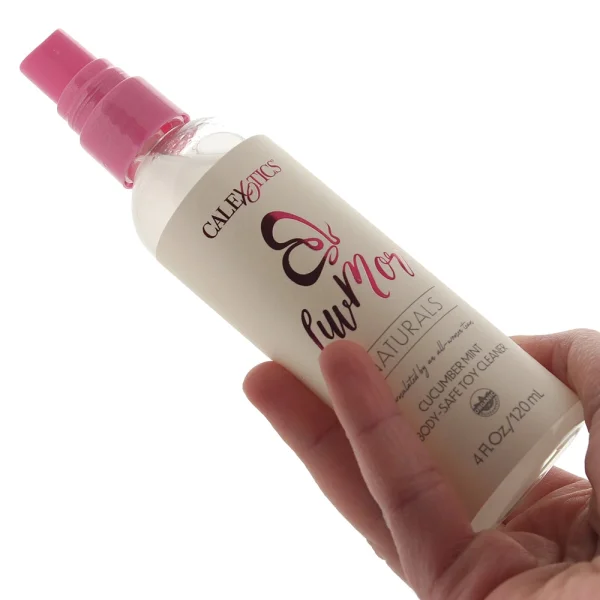 LuvMor Naturals Cucumber Mint Body-Safe Toy Cleaner By CalExotics - 4 oz
