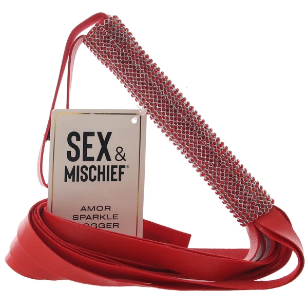 Sex & Mischief Amor Sparkle Flogger By Sportsheets