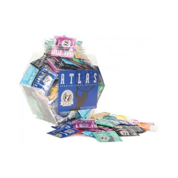 Atlas Latex Condoms Assorted Bowl Of 144
