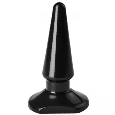 Down To Business Black Training Butt Plug 4 Inch
