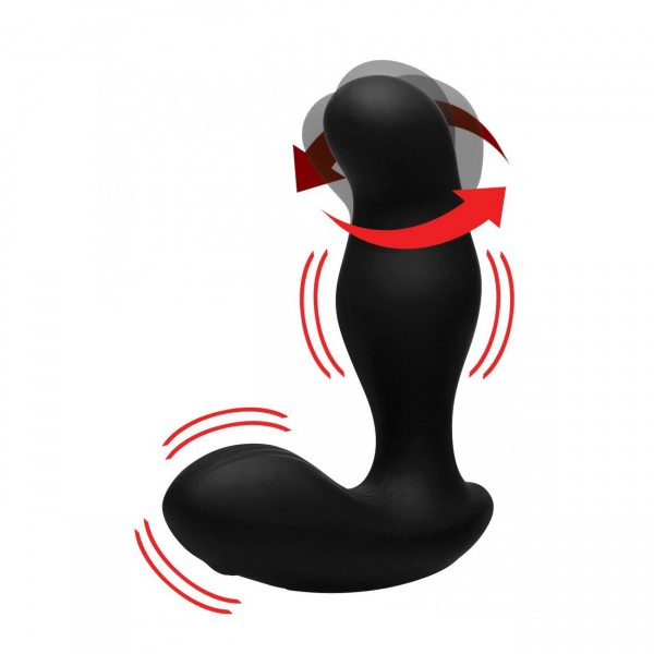 Alpha Pro 7x P-Gyro Prostate Stimulator w/Rotating Shaft
