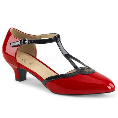 2 inches Heel T Strap Pump