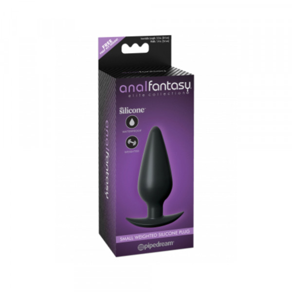 Anal Fantasy Elite Small Weighted Silicone Plug