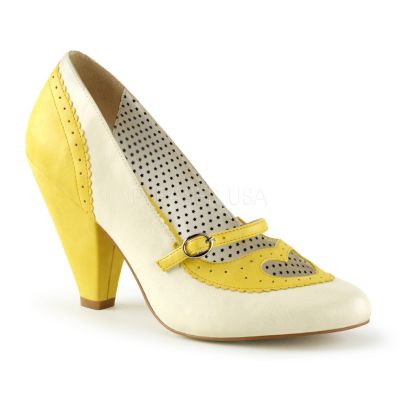 3 3 4 inches Cone Heel Maryjane Pump