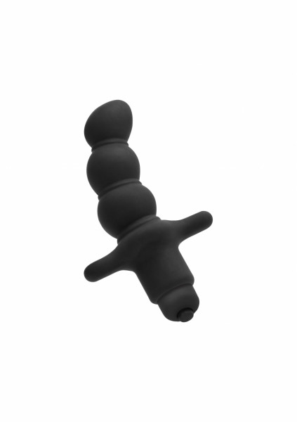 No. 53 - Anal Finger Stimulator - Black - Anal Butt Plug