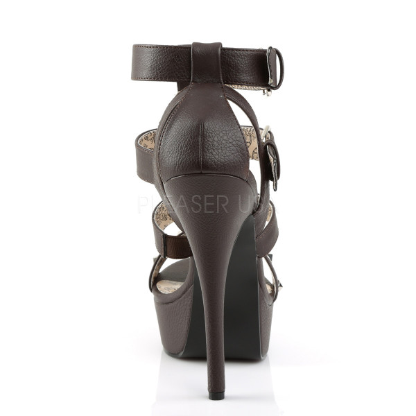 5 3/4 inches Heel, 1 3/4 inches PF Strappy T-Strap Close Back Sandal — image 8 of 8