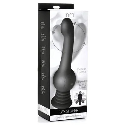 Sex Shaker Shaking Silicone Stimulator Black