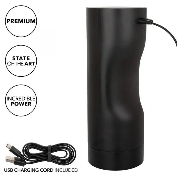Bionic Sucking And Vibrating Rechargeable Penis Masturbator By CalExotics