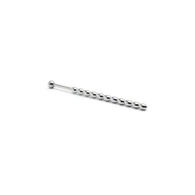 Kink Range Stainless Steel Twisted Penis Plug 6 1 Inch Silver