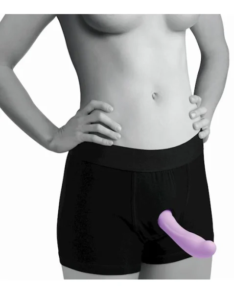 Mod Strap On Style Harness With Built In O Ring- Lxl - Black - L/xl