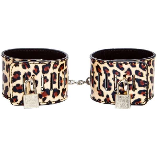 Bondara Untamed Leopard Print PVC 8 Piece Bondage Set