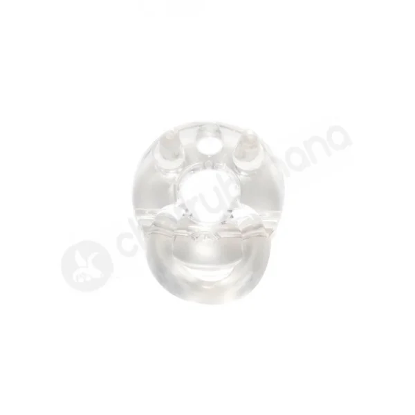 Crossbones The Running Bull Clear Cock Ring