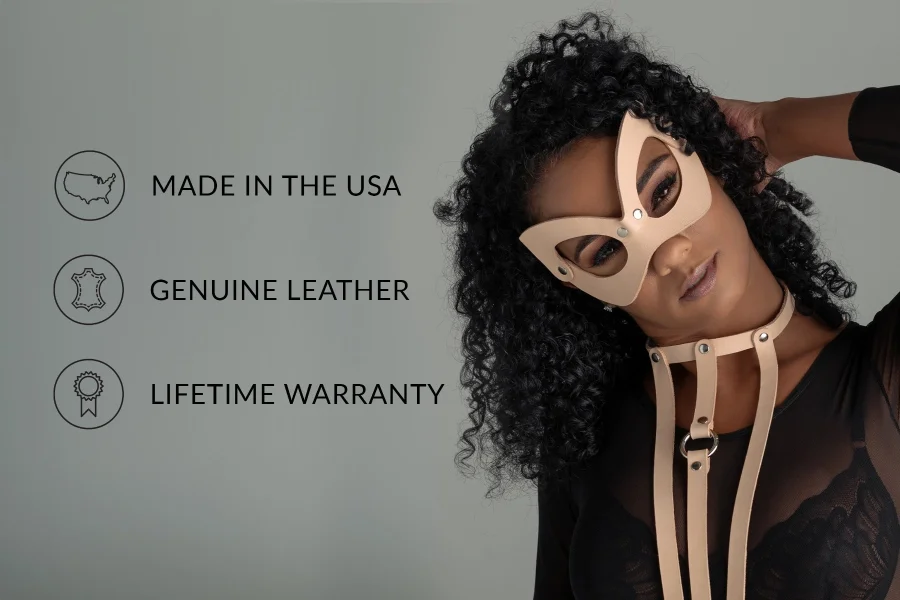 Verona Cat Eye Mask by Liberator Leather