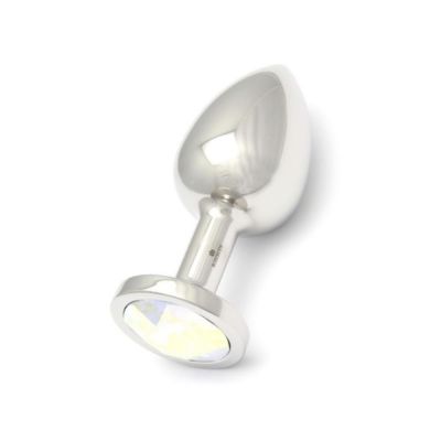 Rosebuds Stainless Steel Butt Plug Aurora Borealis 2 Sizes