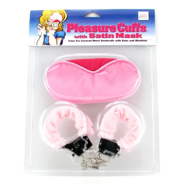 Pleasure Cuffs With Satin Mask