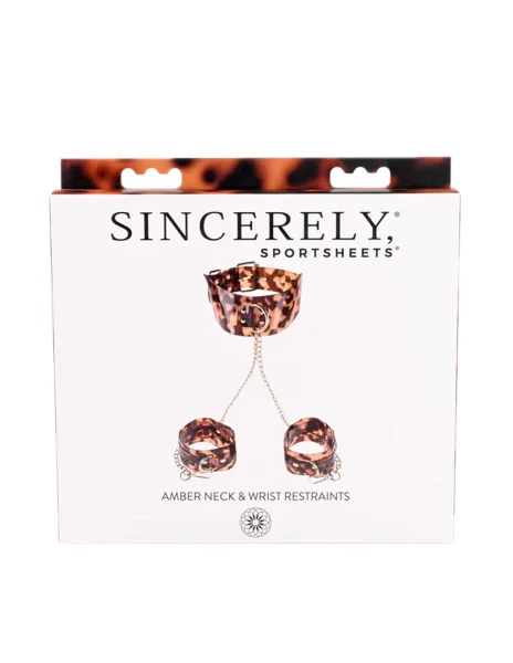 Sincerely, Sportsheets Amber Neck & Wrist Restraint