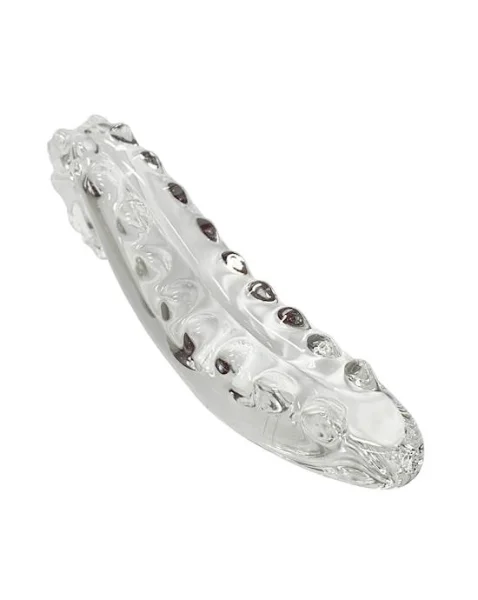 Lucent Saphira Glass Massager - Clear - 6.2 Inch