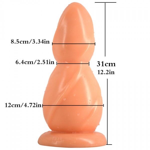 12'' Gourd Mega Butt Plug