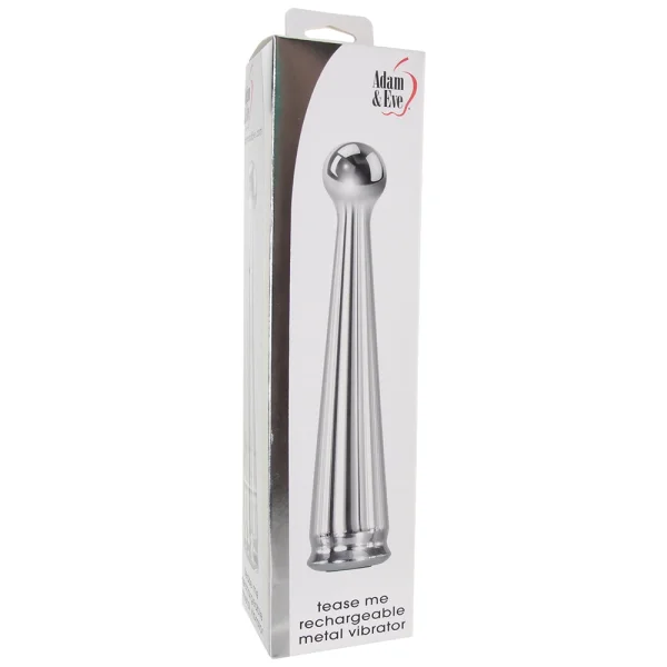 Adam And Eve Tease Me Rechargeable Metal Vibrator