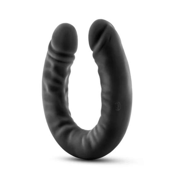 Ruse - Silicone Double Headed Dildo - 18in - Black — image 5 of 10