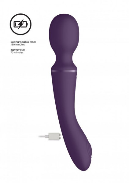 Vive Enora Wand Vibrator with G-Spot Pulsation, by Shots