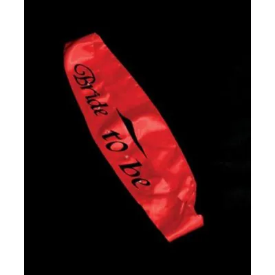 Bride 2B Flash Sash Red
