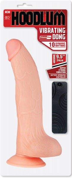 9.5" Vibrating Dong (Flesh)
