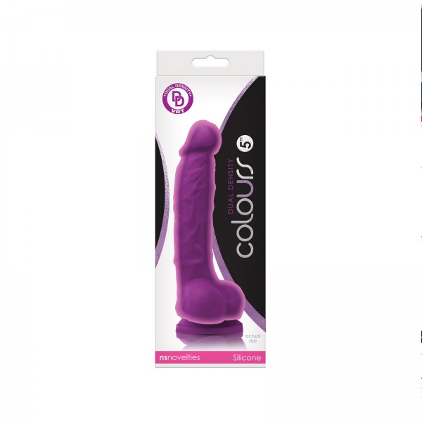 5" Dual Density Cock + Balls