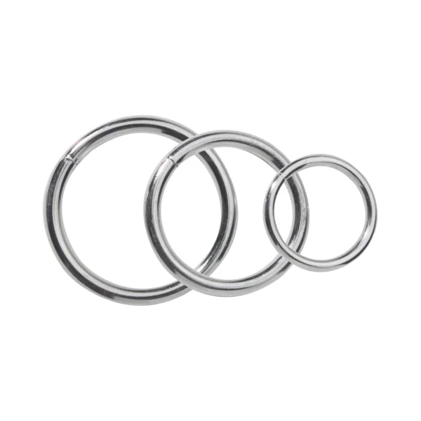Spartacus Metal Cock Ring Set ( 3 Rings)