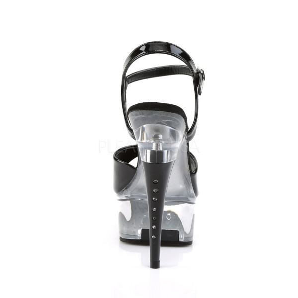 CAPTIVA-609 - 6" Ankle Strap PF Sandal W/RS On Heel