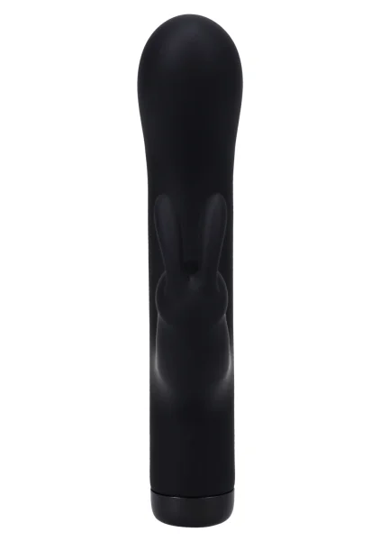 In A Bag Silicone Rechargeable Rabbit Vibrator By Doc Johnson - Black