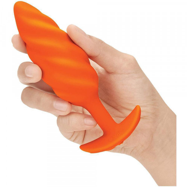 B-vibe Swirl Texture Plug Orange