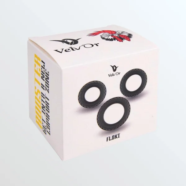 Velv'Or Rooster Floki Silicone Cock Rings (3 Sizes) — image 12 of 12