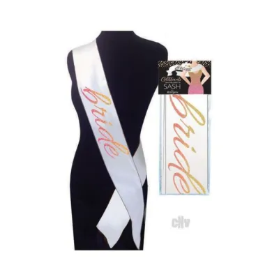 Glitterati Bride Sash