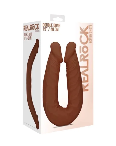 Double Dong - Brown - 19 Inch
