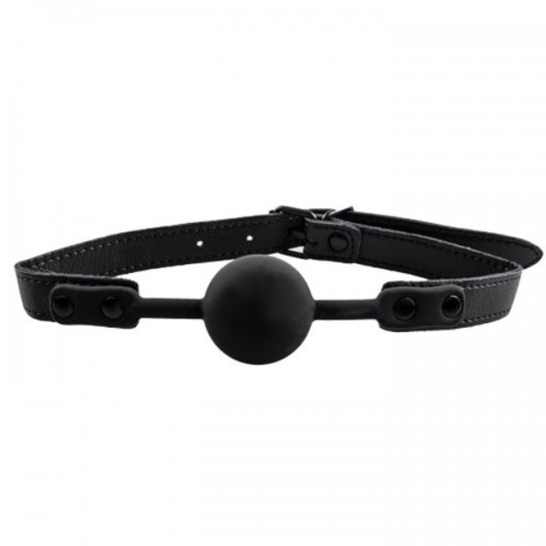 Bondara Black 45mm Silicone Ball Gag