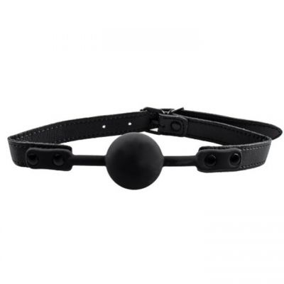 Bondara Black 45mm Silicone Ball Gag