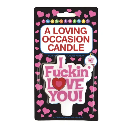 I F Ckin Love You Candle
