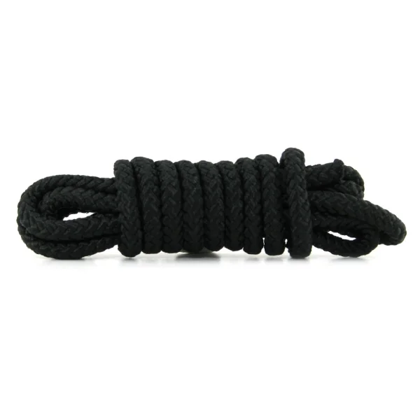 Pipedream Products Fetish Fantasy Mini Silk Rope Black