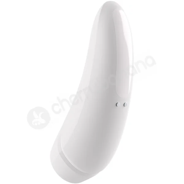 Satisfyer Curvy 1+ White App Controlled Vibrating Clitoral Stimulator